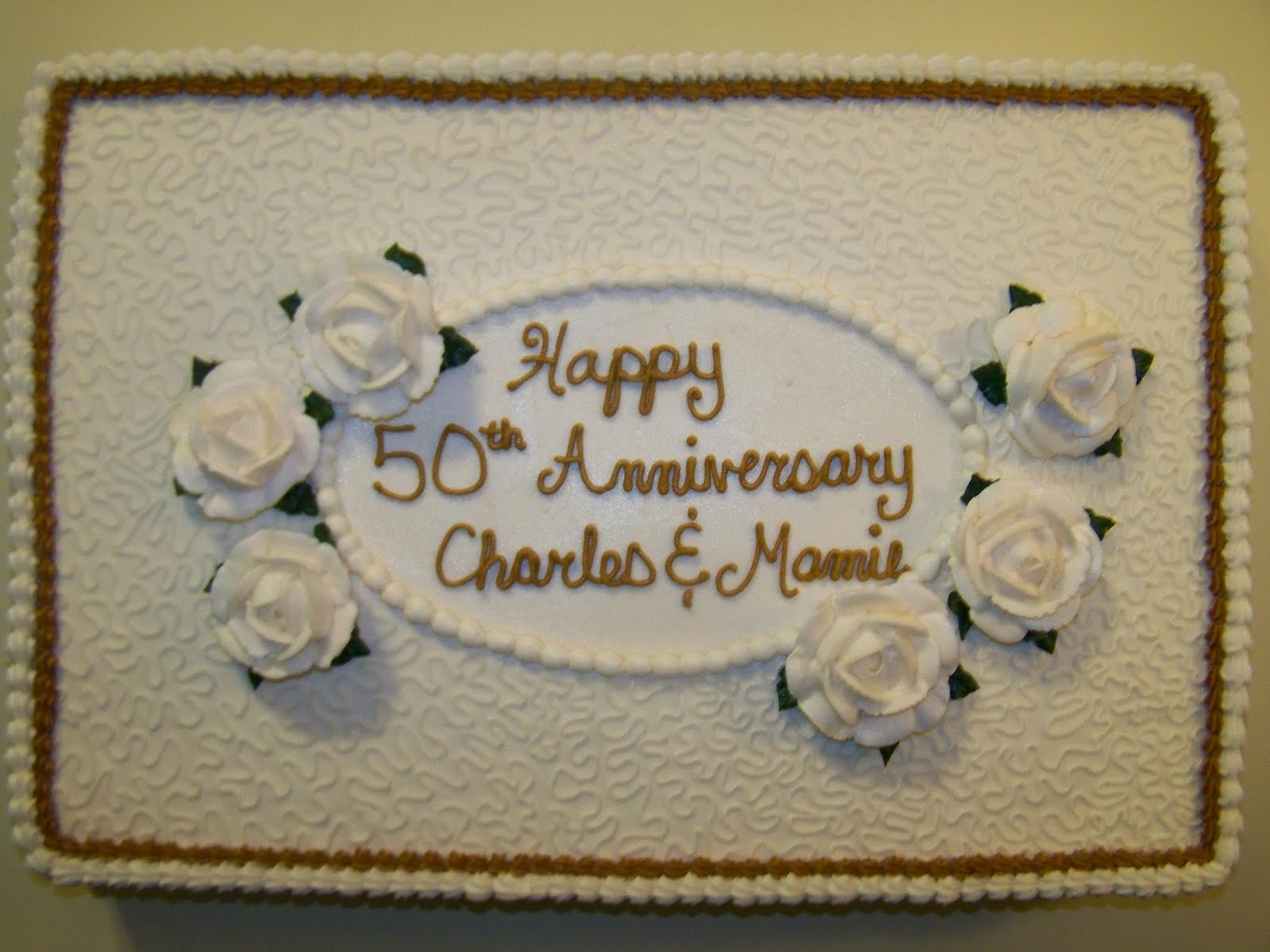 50th Anniversary Sheet Cake Ideas