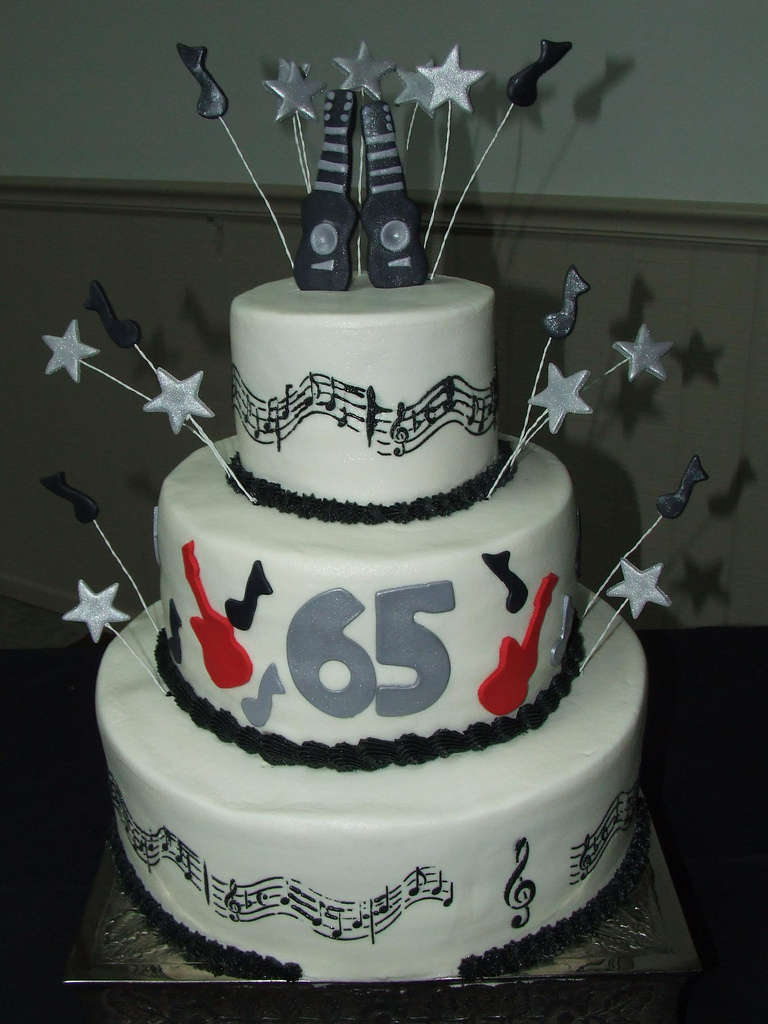 65th Birthday Cake