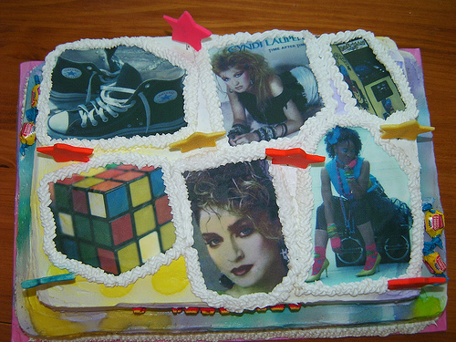 80s Theme Birthday Cake Ideas