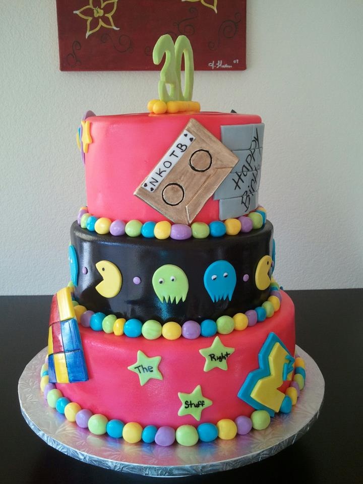 80s Themed Birthday Cake Ideas