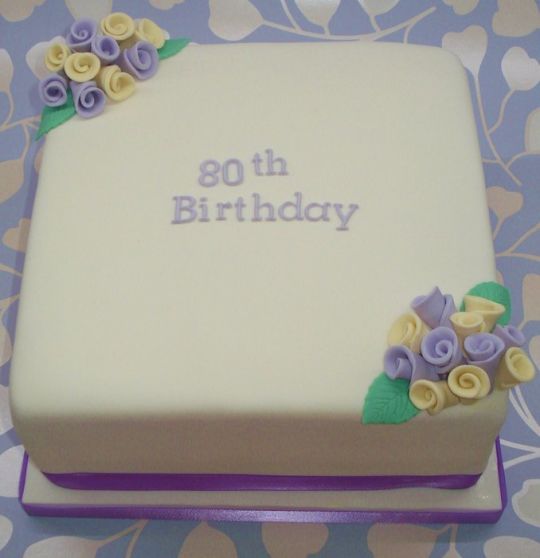 80th Birthday Cake