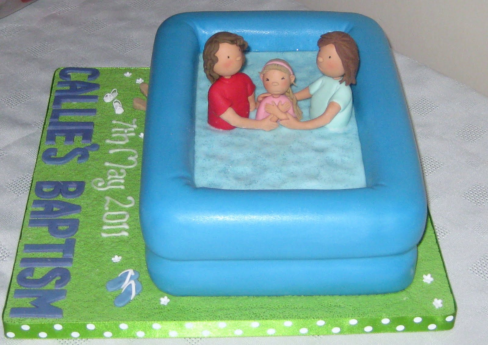 Adult Baptism Cake