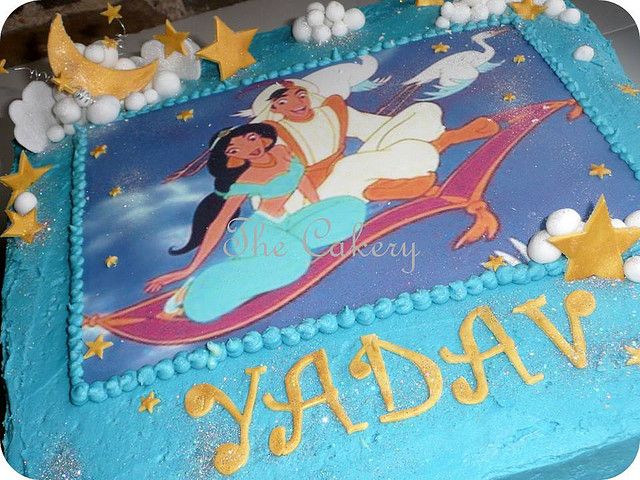 Aladdin Princess Jasmine Birthday Cake