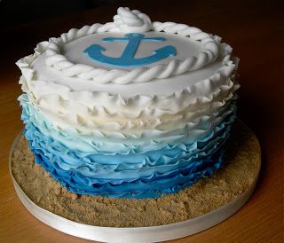 Anchor Birthday Cake