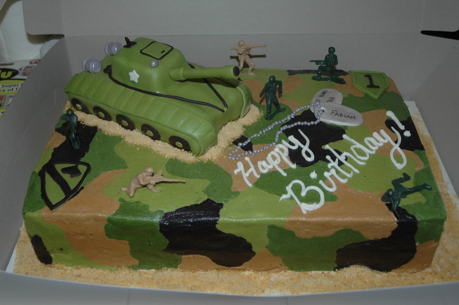 Army Birthday Cake