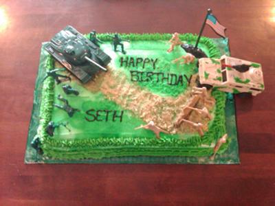 Army Birthday Cake