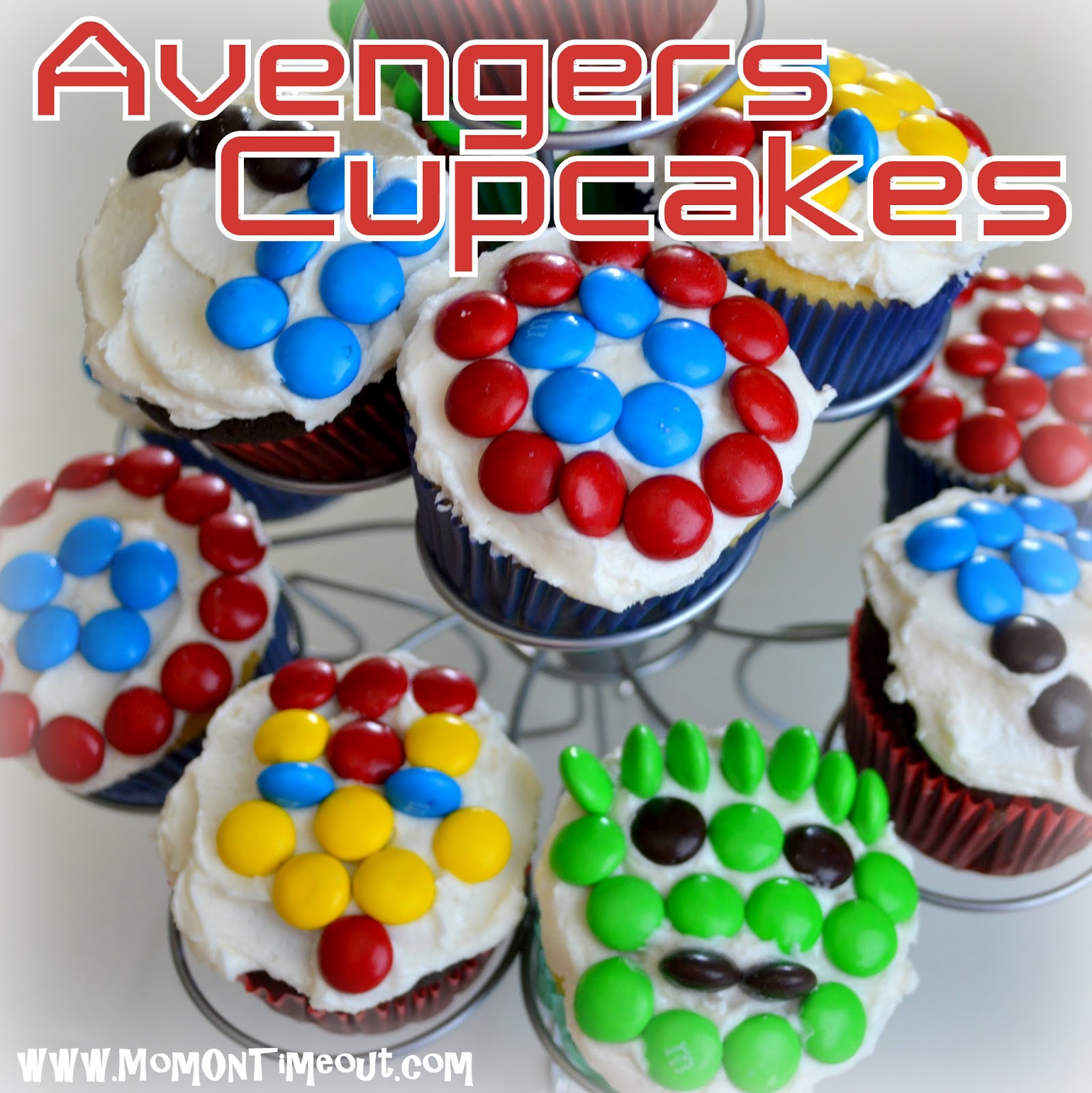 Avengers Birthday Cupcake Ideas