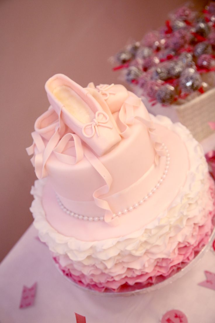 Ballerina Birthday Party Cake