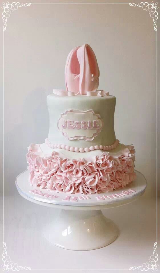 Ballet Ballerina Birthday Cake