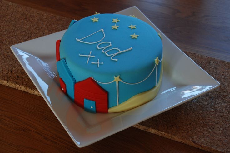 Beach Hut Cake