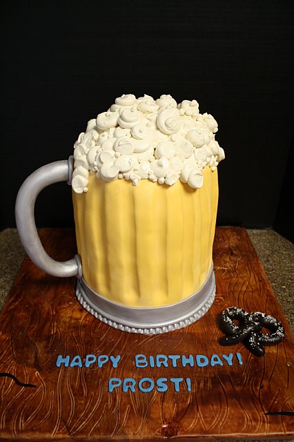 Beer Birthday Cake