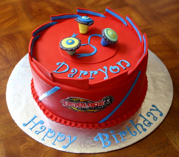 12 Photos of Birthday Cakes Beyblade Bey