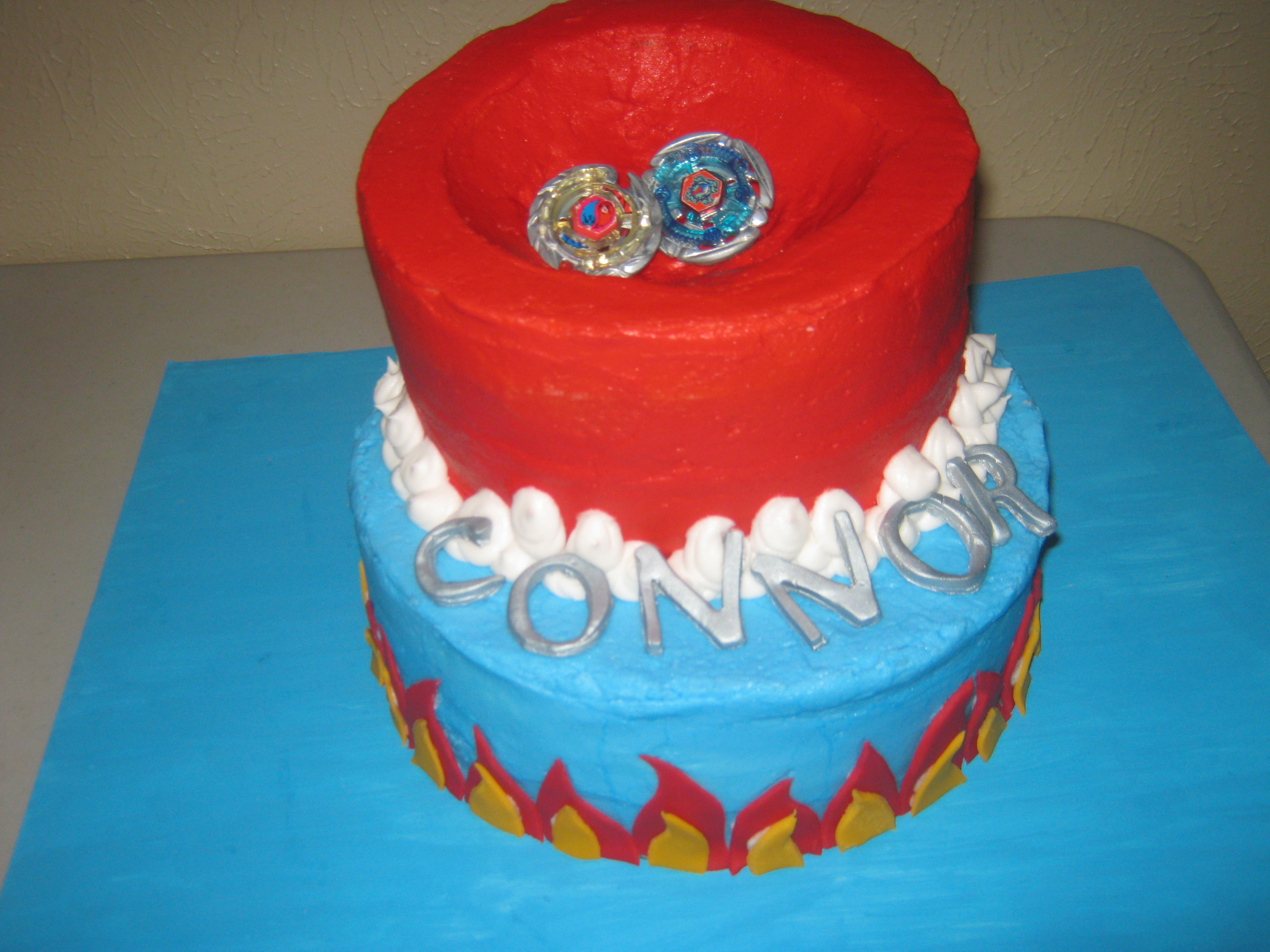 Beyblade Birthday Cake