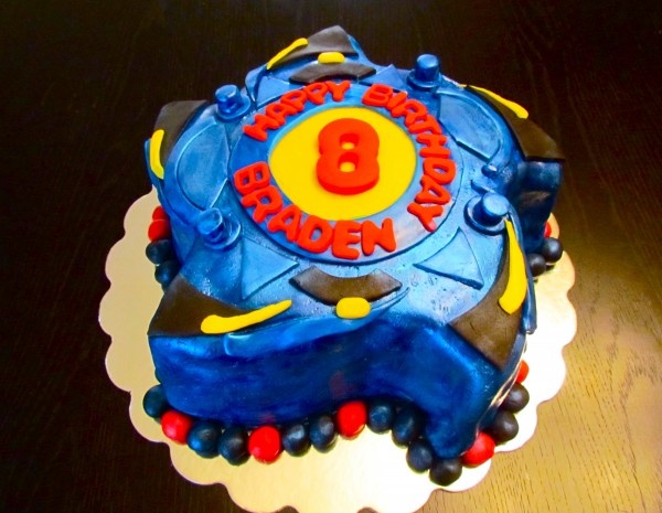 Beyblade Birthday Cake