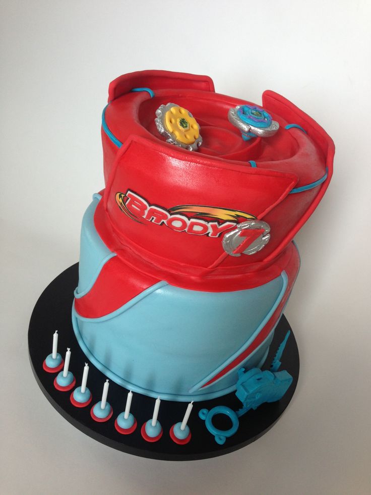 Beyblade Birthday Cake