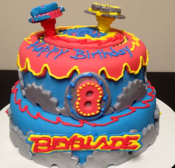 Beyblade Cake