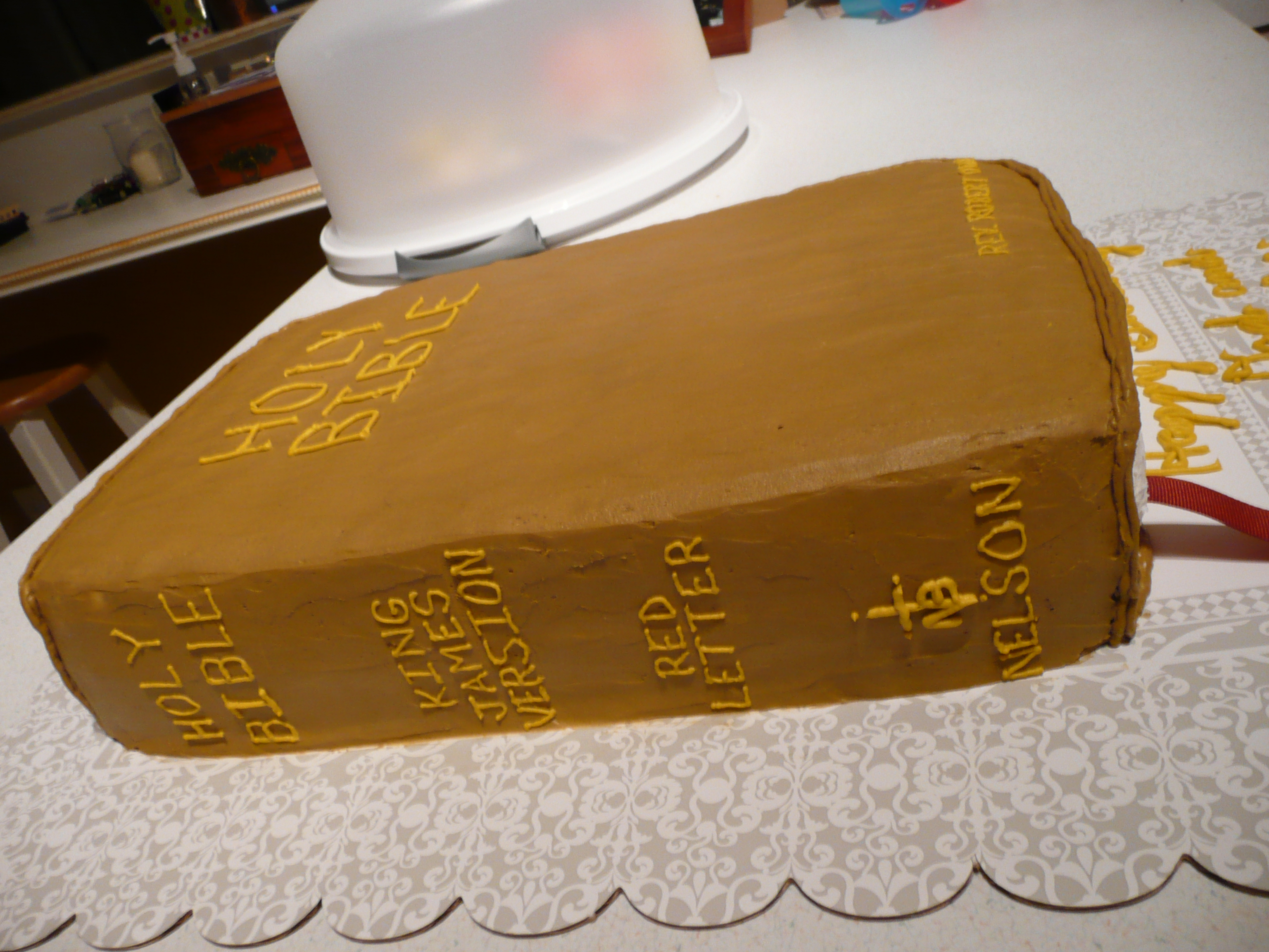 Bible Birthday Cake