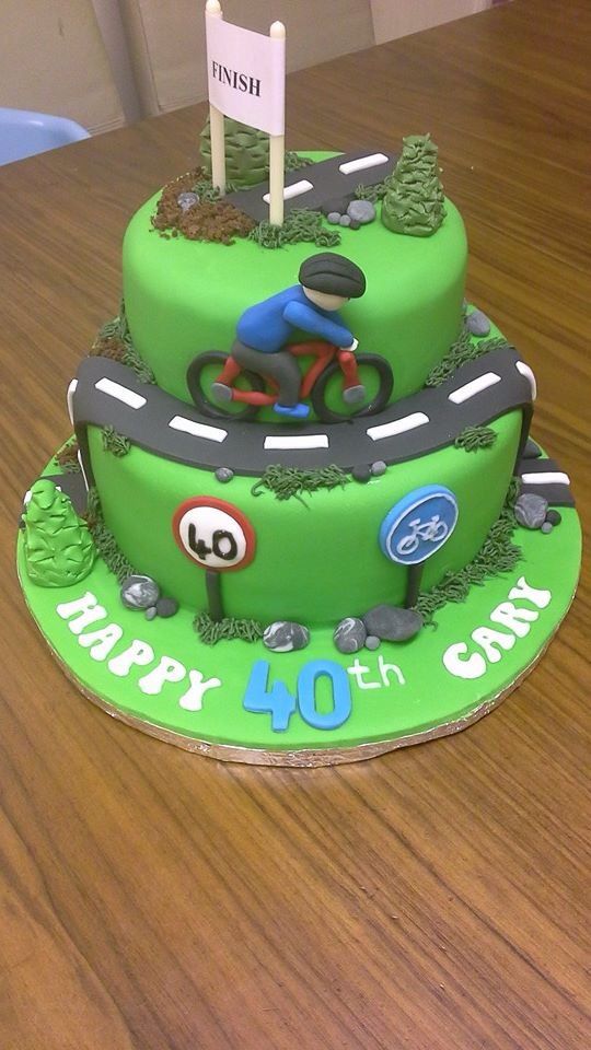 Bike Birthday Cake