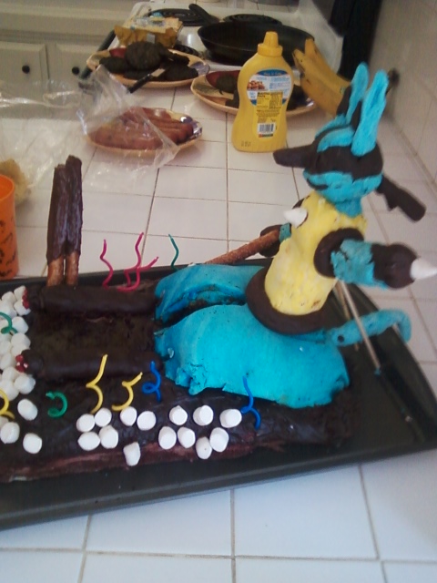 Birthday Cake Mega Lucario