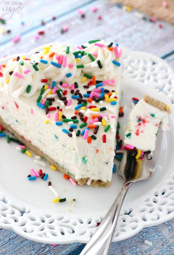 Birthday Cake No-Bake Oreo Cheesecake