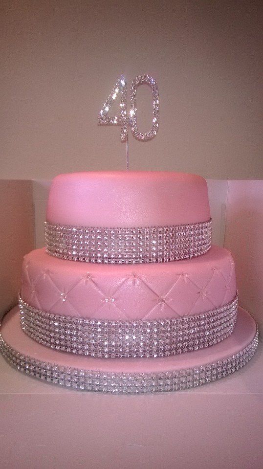 Birthday Cake with Bling