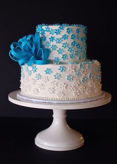 10 Photos of 60th Birthday Blue Cakes