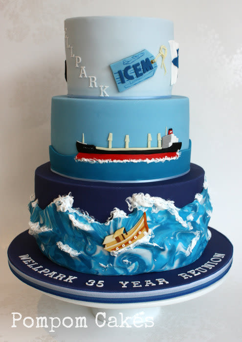 Boat Birthday Cake