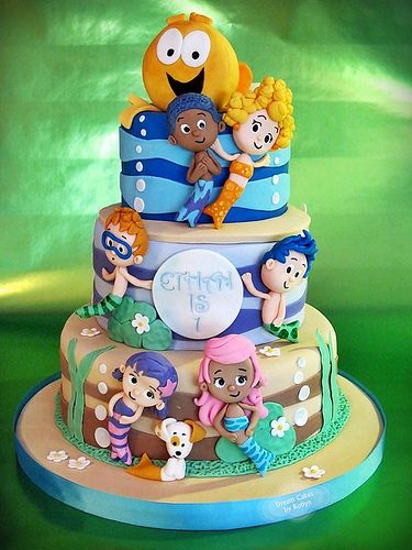 Bubble Guppies Birthday Cake