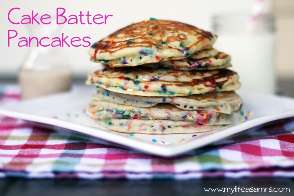 Cake Batter Pancakes