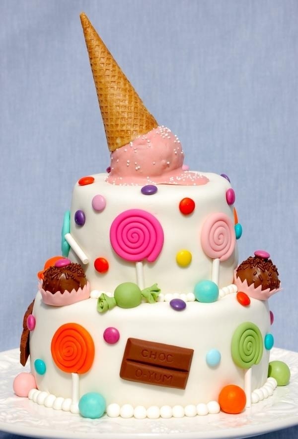 Candy Birthday Cake Ice Cream