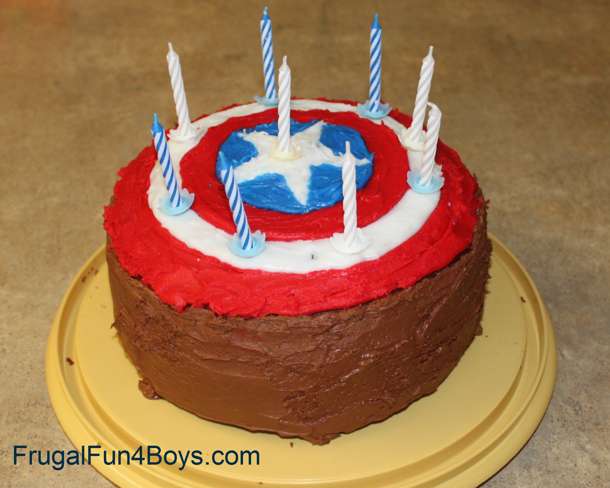 Captain America Cake