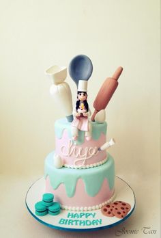 Chef Themed Birthday Cake