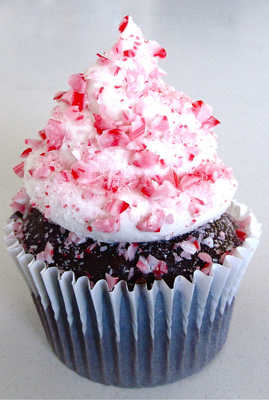 6 Photos of Peppermint Chocolate Cupcakes With Cream Cheese Frosting