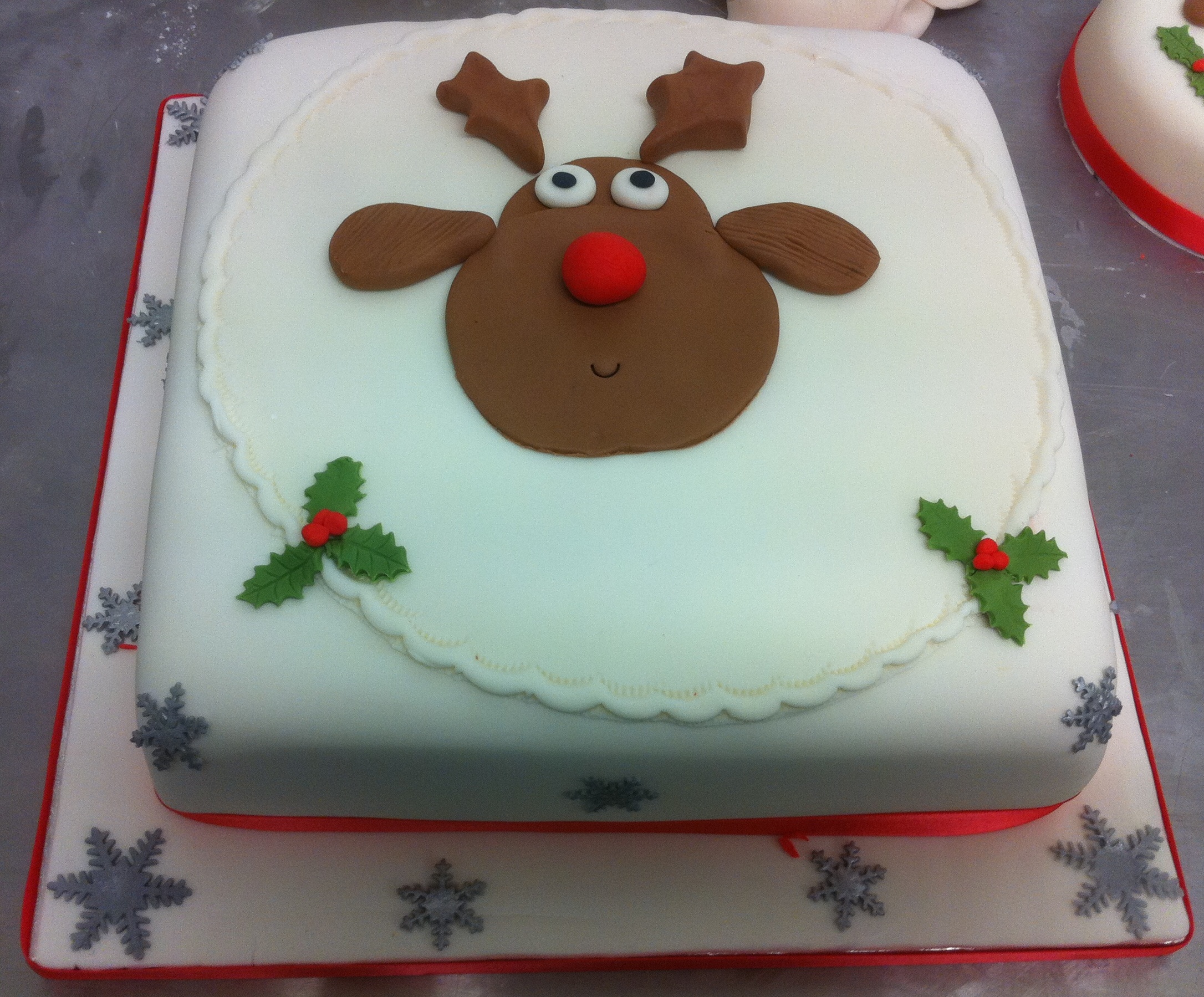 Christmas Cake Square