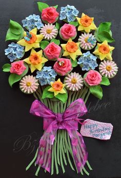 Cupcake Flower Bouquet Cake