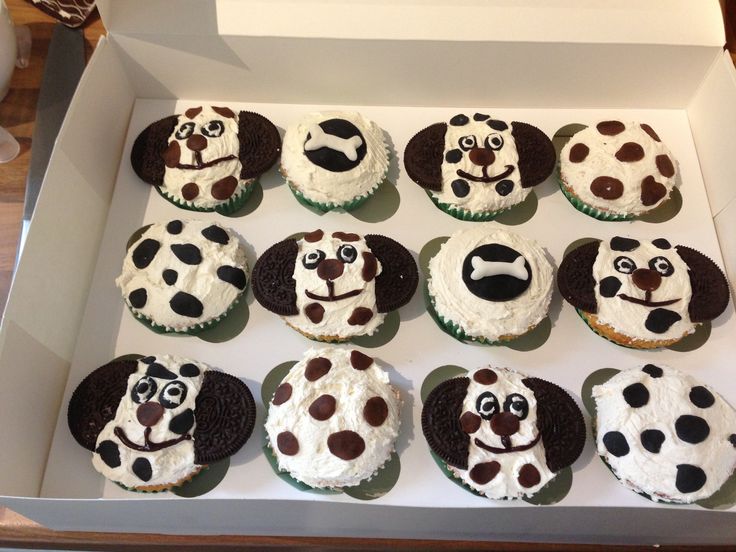 Dalmatian Cupcakes