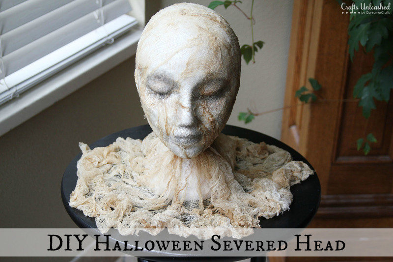 DIY Severed Head Halloween