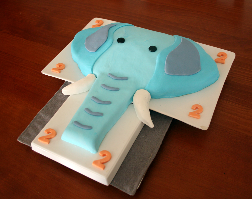 Elephant Birthday Cake