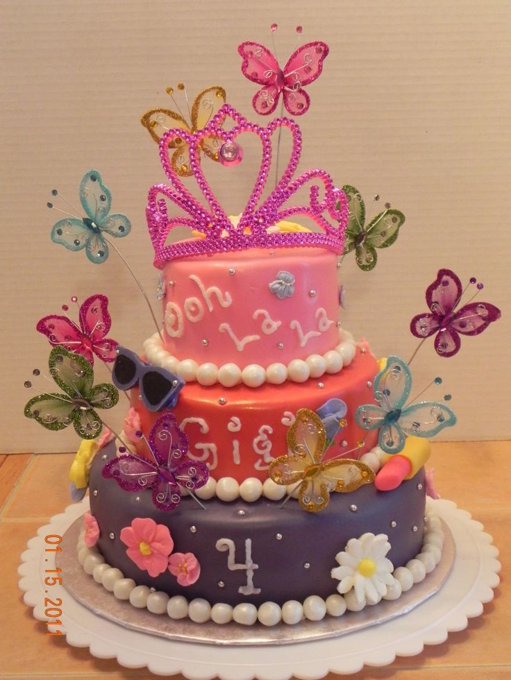 Fancy Nancy Birthday Cake