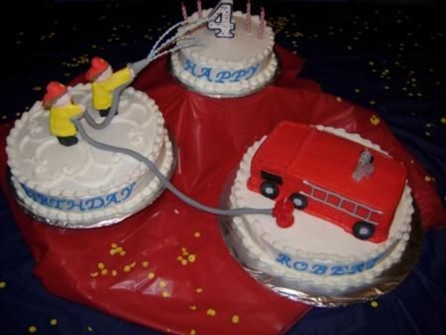 Firefighter Themed Cake