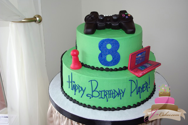 Game Theme Birthday Cake