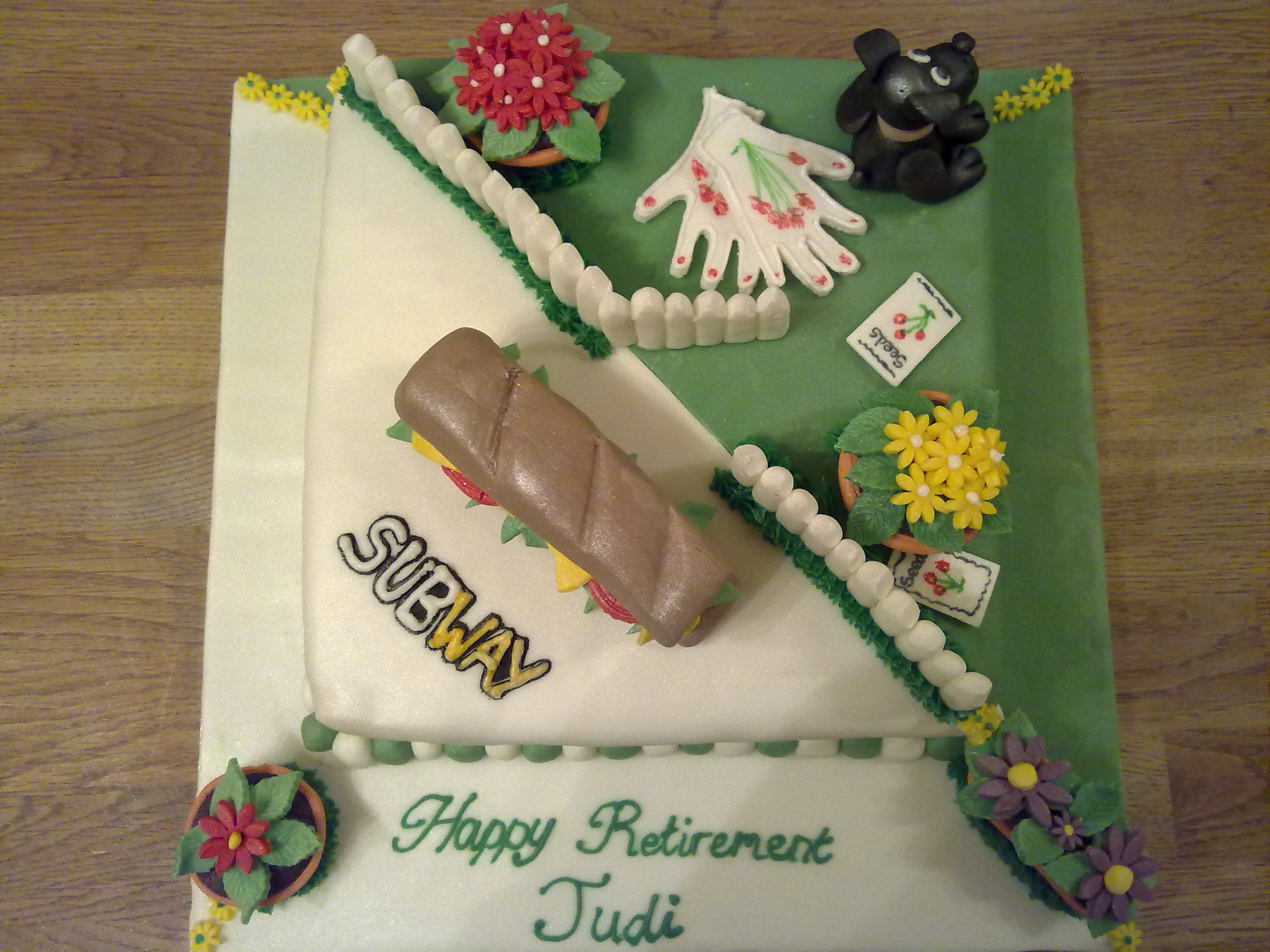 7 Photos of Gardening Retirement Cakes