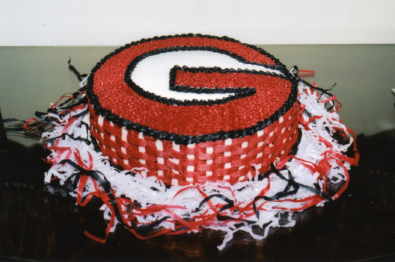 Georgia Bulldogs Birthday Cake