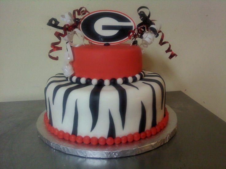 Georgia Bulldogs Birthday Cake