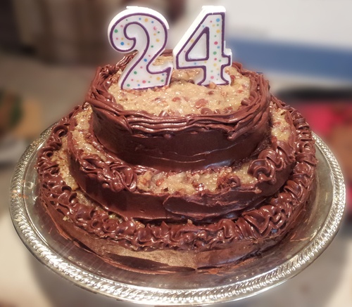 German Chocolate Birthday Cake