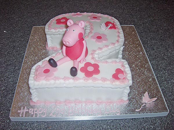 Girl 2nd Birthday Cake