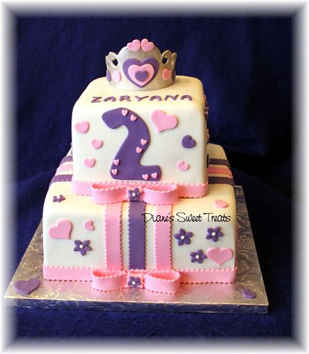 Girl 2nd Birthday Cake