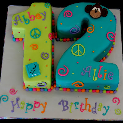 Girls 12th Birthday Cake Ideas