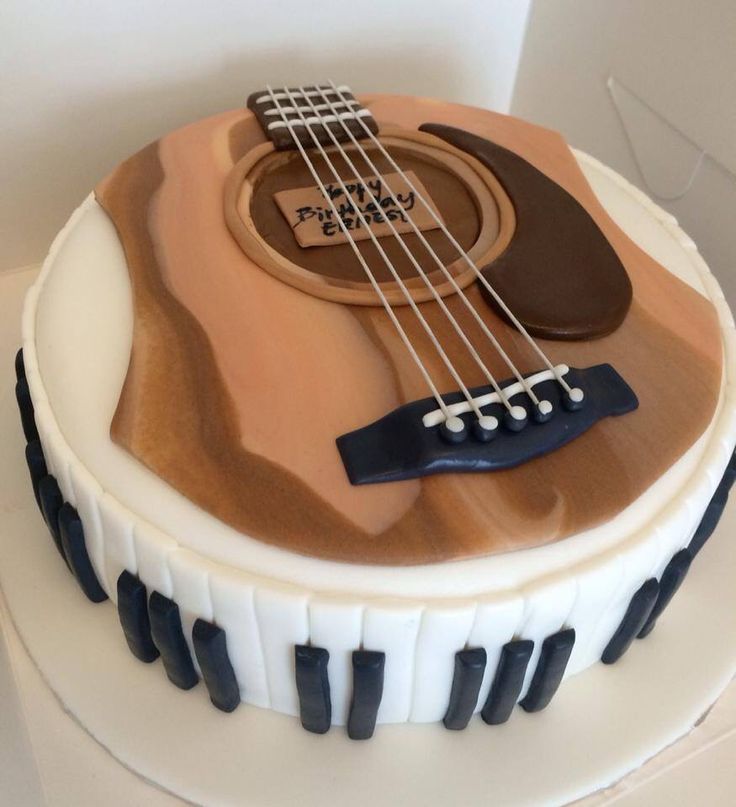 Guitar Birthday Cake Ideas