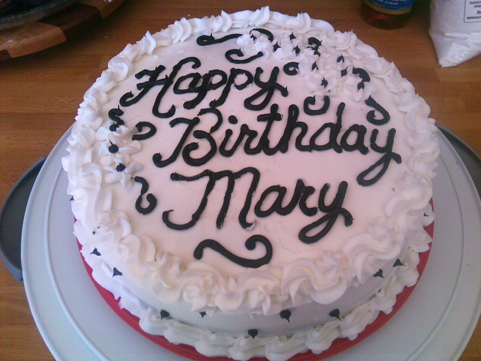 Happy Birthday Mary Cake